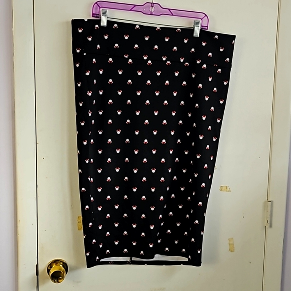 Torrid X Disney Minnie Mouse pencil skirt